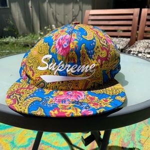 Authentic Supreme 5 Panel Paisley SnapBack